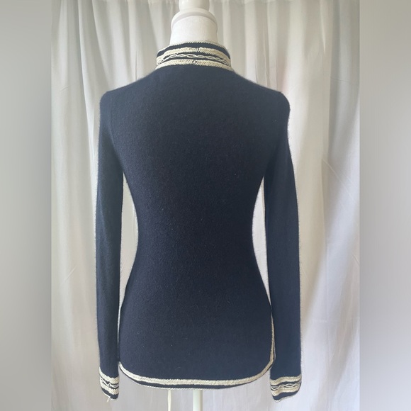 J.crew navy tunic sweater. Size XS. - Picture 3 of 4